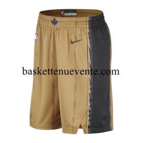 Basket Toronto Raptors Shorts Nike 2023-2024 City Edition Brown Swingman - Homme